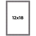 thumbnail image 1 of 12x18 Frame Blue Kingsley Pewter Solid Wood Picture Frame Width 0.75 Inches |Interior Depth 0.5, 1 of 8