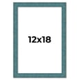 thumbnail image 1 of 12x18 Frame Blue Rustic Barnwood Solid Wood Picture Frame Width 1.25 Inches | Interior Depth 0.5, 1 of 8