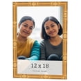 thumbnail image 1 of 12x18 Frame Gold Bamboo Solid Wood Picture Frame | 1 Inch Moulding Width | Interior Frame Depth, 1 of 8