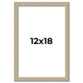 thumbnail image 1 of 12x18 Frame Grey Solid Wood Picture Frame Width 1 Inches | Interior Frame Depth 0.5 Inches |, 1 of 8