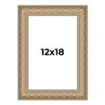 thumbnail image 1 of 12x18 Frame Ornate Silver Beaded Solid Wood Picture Frame Width 2.5 Inches | Interior Depth 1, 1 of 8
