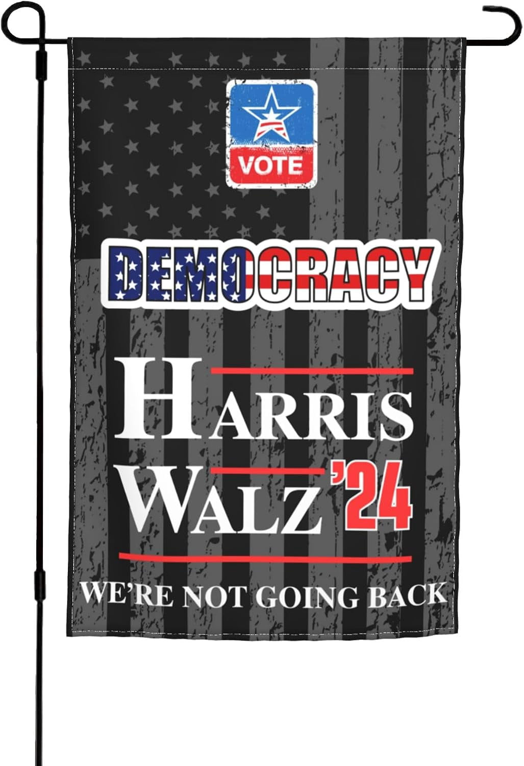 12x18 Harris Walz 2024 Flag Outdoor 2024 President Vote Blue Save ...