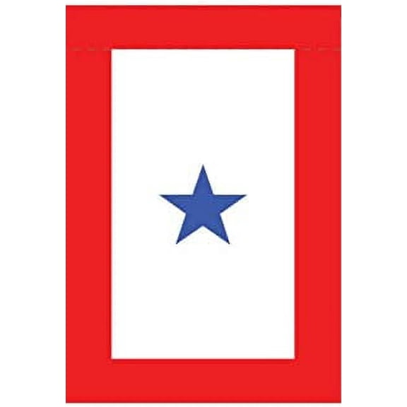 12x18 Inch Garden Flag Banner Sign - BLUE STAR SERVICE (Sleeve for Garden Pole)