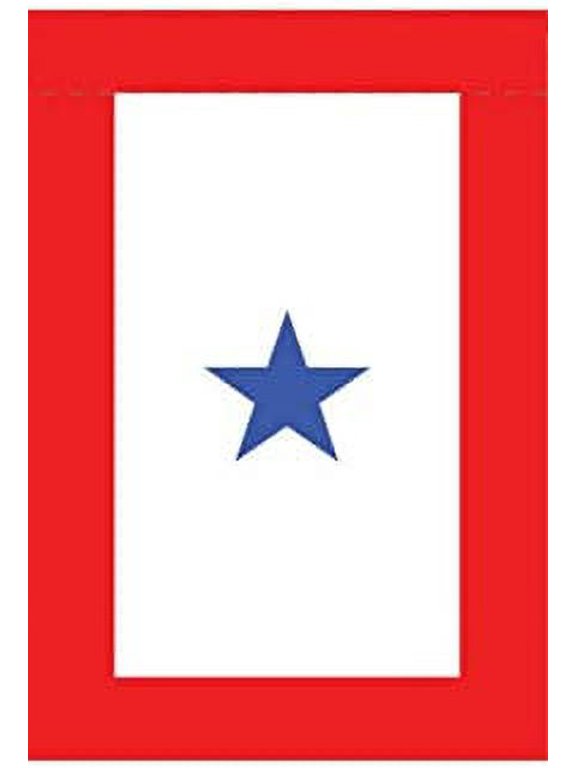 12x18 Inch Garden Flag Banner Sign - BLUE STAR SERVICE (Sleeve for Garden Pole)