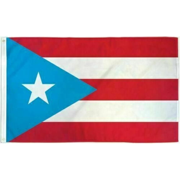 12x18 Light Blue Flag of Puerto Rico Puerto Rican PR State Star US 100D