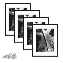 Mainstays Trendsetter 12x18 Wall Photo Frame – Black, 2-Pack, Plastic, Rectangle