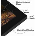 thumbnail image 1 of 12x18 Poster Frame with Shatter-Resistant Glass - Signature Collection - Gallery-Style Frames Made of Engineered Wood - Photo Frame for Wall Display - Black, 1 of 4