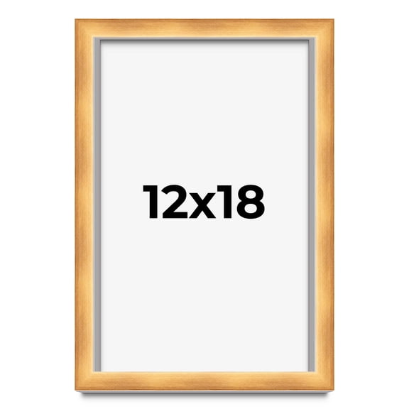 12x18 Shadow Box Bronze Cross-Brushed Display Frame | 1.625 Inches Deep Solid Wood | UV Resistant