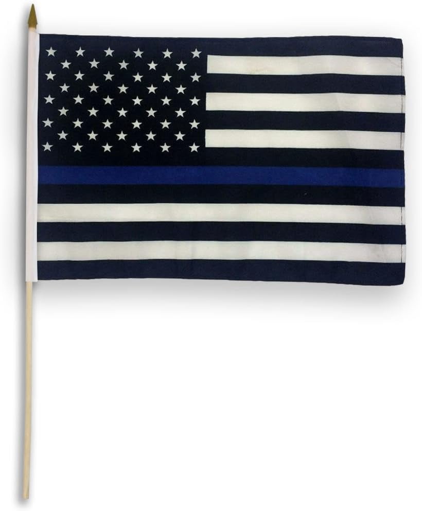 Blue Lives Matter Vinyl Decal – Support Police Officers, 6" X 2.75", Easy Peel & Stick, Made In USA - View #2