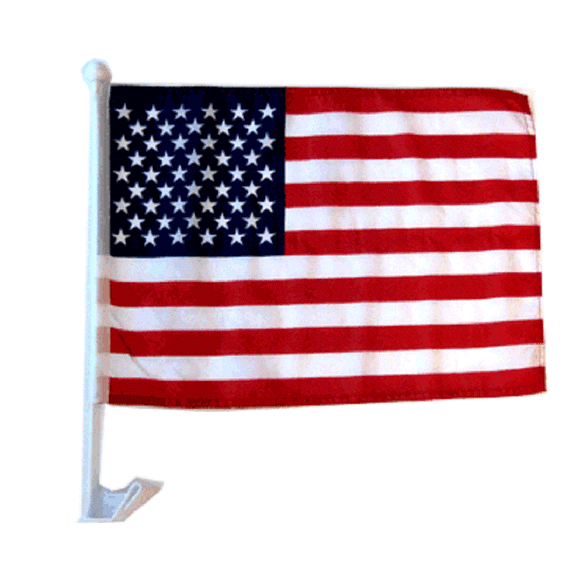 12x18 USA American Stars and Stripes Car Window Vehicle 12"x18" Flag 100D
