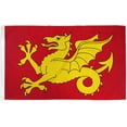 thumbnail image 1 of 12x18 Wessex Boat Flag Wessex Wyren Banner Flag Wessex Dragon Flag Crampton, 1 of 2