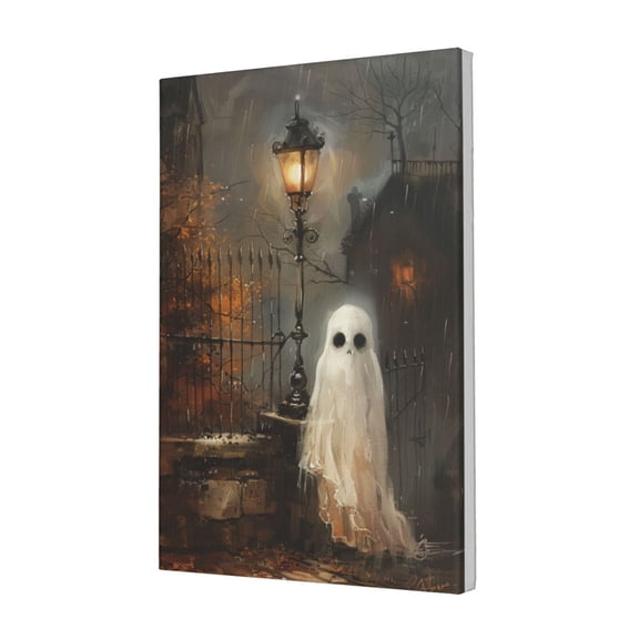 12x18 inch Canvas Hanging Picture Phantom Under The Streetlight,Indoor Bedroom,Living Room,Man Cave Decor Wall Art Prints,Modern Style Phantom Under The Streetlight Art Decorative Paintings