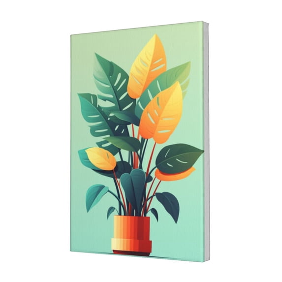 12x18 inch Canvas Painting Picture Paradise Bird Flower Indoor Decor Poster,Home Bedroom,Garden Fence,Office Wall Art Decor Posters & Prints,For Flower Enthusiast Gift,Apartment,Cafes,Lounge