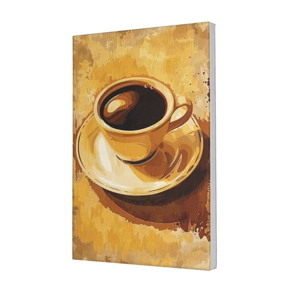 12x18 inch Coffee Cup Decorative PaintingPoster,Cafes Wall Decor Art Prints,Rustic Home Kitchen,Office,Studio Decor Posters & Prints,Retro Coffee Cup Canvas Decor,For Coffee Hall,Restaurant