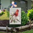 thumbnail image 1 of 12x18 inch Double-Sided Garden Flags Banners Vibrant Outdoor Decor for House Patio Outdoor Beautiful Red Bird, 1 of 6