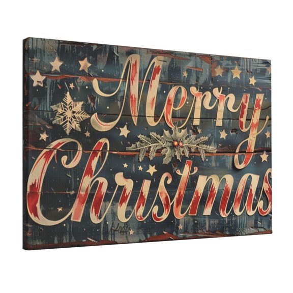 12x18 inch 'Merry Christmas' Slogan Decorative Paintings On The Wall,Home Decor Living Room Accessory,Charm Festival Decoration,Indoor Children'S Room,Florists,Fence,Cafes Wall Art Decoration
