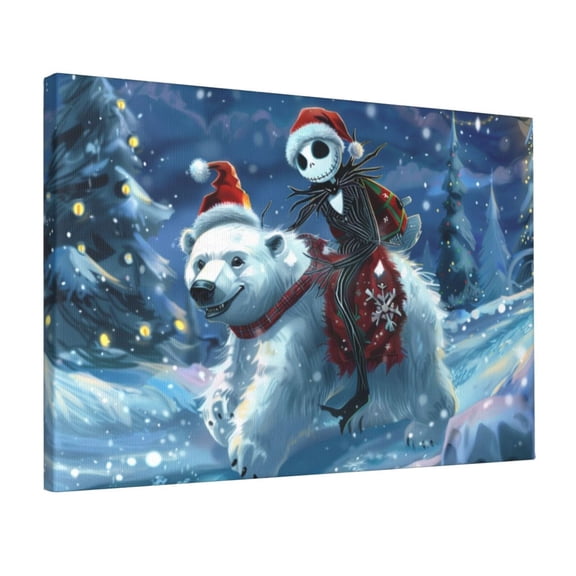 12x18 inch Oil Painting Canvas Muppet & White Bear,Family Children'S Room,Bedroom,Study,Living Room Wall Decor Poster Canvas,Gift For Muppet Lovers,Classic Muppet & White Bear Canvas Picture