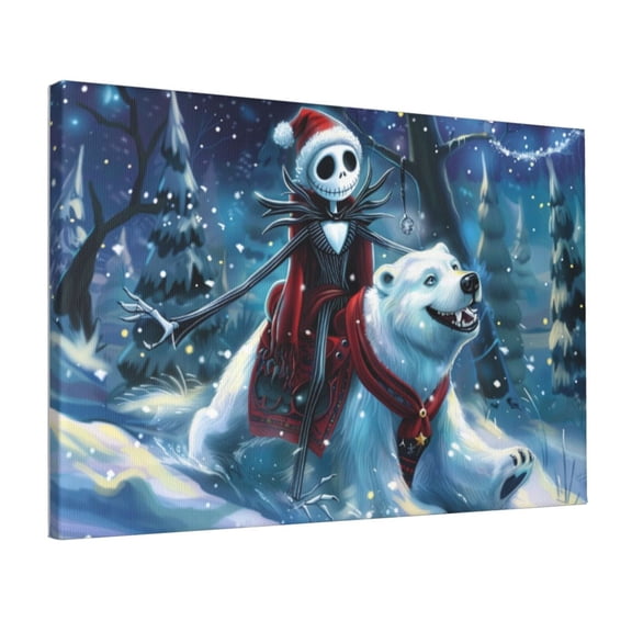 12x18 inch Oil PaintingWall Art Muppet Man And White Bear,Indoor Home Living Room,Office,Lounge,Cafes Wall Decor Hanging Picture,Charm Muppet Man And White Bear Modern Art Canvas Poster Gift