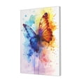 thumbnail image 1 of 12x18 inch Picture Canvas Watercolor Butterfly,Home Garden Yard,Study,Bedroom Wall Decor Art Prints,For Butterfly Lovers Gift,Classic Watercolor Butterfly Decorative Painting,Cafes,Bar Decor, 1 of 6