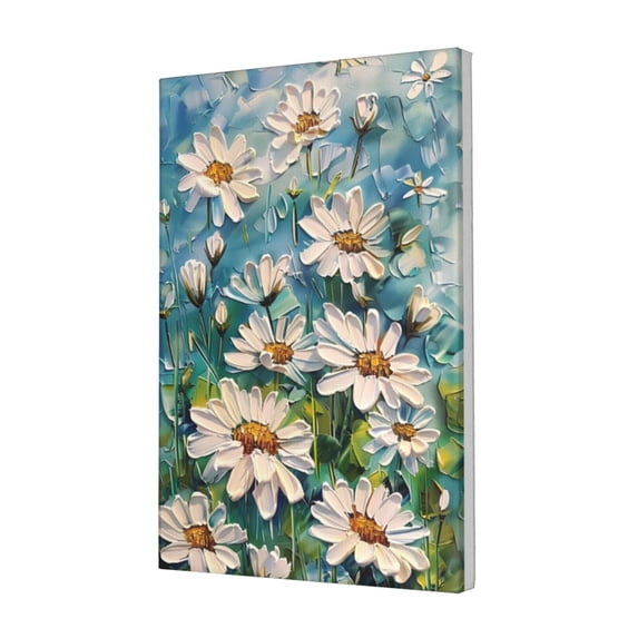 12x18 inch Retro Chrysanthemums Painting Canvas Prints,Yard Garden,Florists Wall Decor Accessory,Enchanting Chrysanthemums Modern Style Paintings Poster,Charm Gifts For Chrysanthemums Lovers