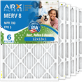 thumbnail image 1 of 12x18x1 Air Filter MERV 8 Comparable to MPR 700 & FPR 5 Electrostatic Pleated Air Conditioner Filter 6 Pack HVAC AC Premium USA Made 12x18x1 Furnace Filters by AIRX FILTERS WICKED CLEAN AIR., 1 of 3