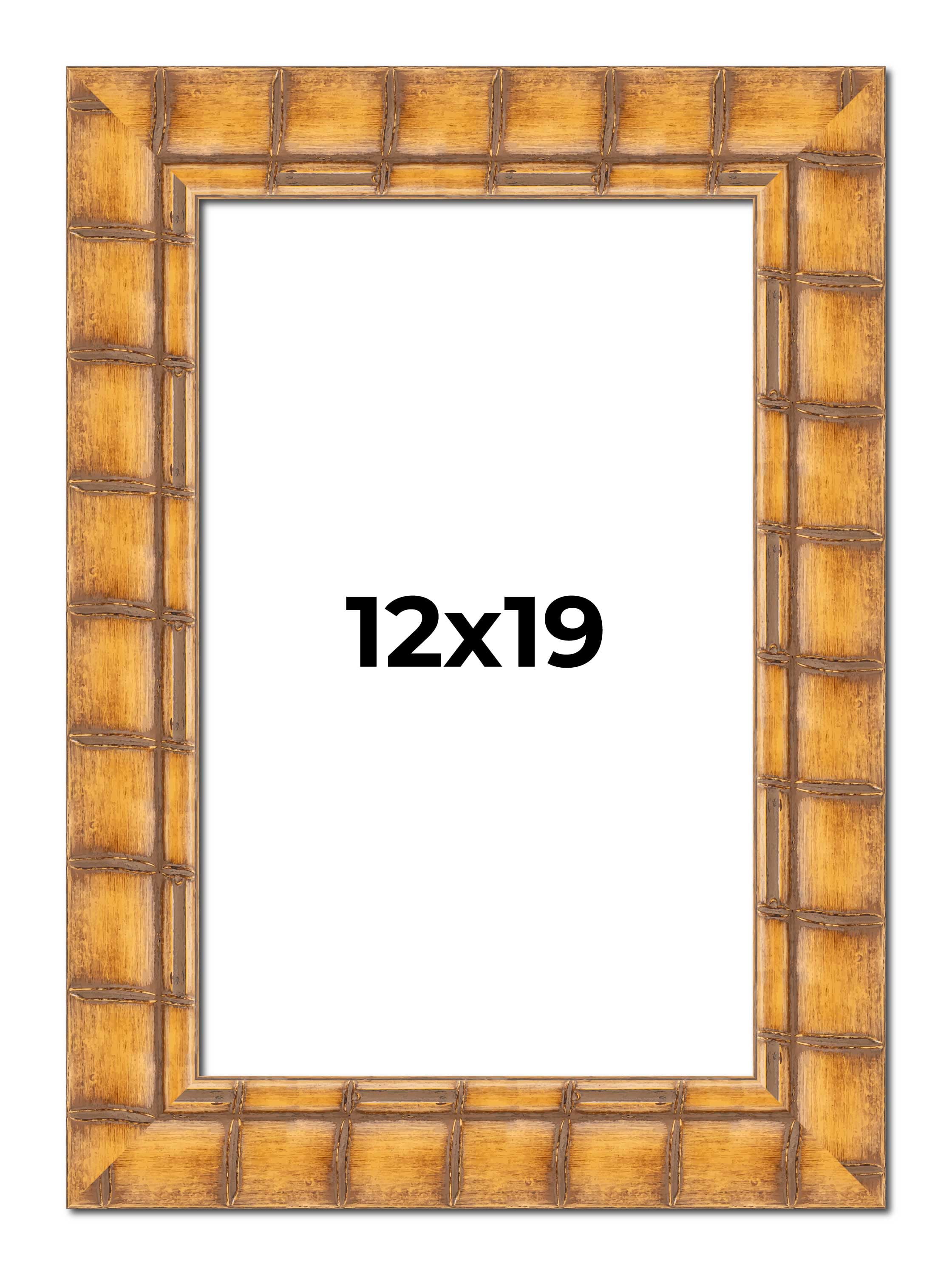 12x19 Frame Beige Real Wood Picture Frame Width 3 inches | Interior ...