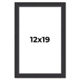 thumbnail image 1 of 12x19 Frame Black Real Wood Picture Frame Width 1.25 Inches | Interior Frame Depth 0.5 Inches |, 1 of 8