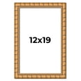 thumbnail image 1 of 12x19 Frame Gold Real Wood Picture Frame Width 1.5 inches | Interior Frame Depth 0.5 inches |, 1 of 8