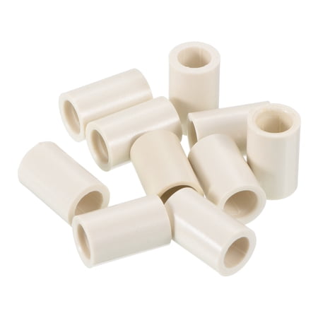 12x19mm Pool Cue Ferrules Billiard Cue Slip on Pool Stick Tips Replacement, White 10 Pack