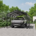 thumbnail image 1 of ESIMOTE 12x20ft Metal Carport, Heavy Duty Garage with Updated Frame Structure, Galvanized Steel Roof and Enhanced Base Canopy, Metal Garage Car Shelter Shade for Car, Boats and Truck, 1 of 7