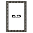 thumbnail image 1 of 12x20 Frame Black-Brown Medieval Solid Wood Picture Frame | 1.5 Inch Moulding Width | Gotham, 1 of 8