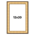 thumbnail image 1 of 12x20 Frame Gold Plein Aire Solid Wood Picture Frame Width 2 Inches | Interior Frame Depth 0.5, 1 of 8