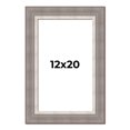 thumbnail image 1 of 12x20 Frame Grey Real Wood Picture Frame Width 2.75 Inches | Interior Frame Depth 0.5 Inches |, 1 of 8