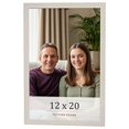 thumbnail image 1 of 12x20 Frame White Wheat Solid Wood Picture Frame | Moulding Width 0.75 Inches | Interior Depth 0.5, 1 of 8