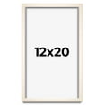 thumbnail image 1 of 12x20 Frame White Wheat Solid Wood Picture Frame | Moulding Width 0.75 Inches | Interior Depth 0.5, 1 of 8