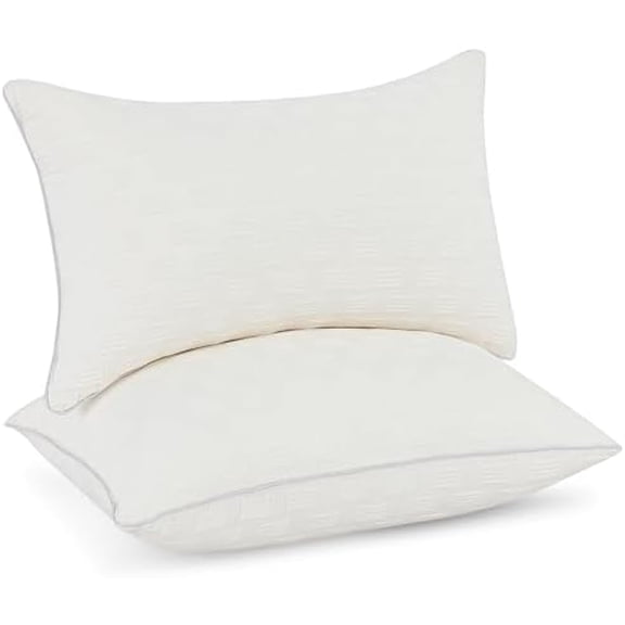 12x20 Pillow Insert Set of 2 - Firm and Fluffy Lumbar Pillow Inserts, Rectangle Interior Sofa Pillow Inserts, Decorative Pillow Insert Pair - Beige Couch Pillow