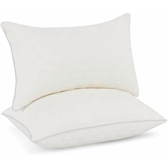 12x20 Pillow Insert Set of 2 - Firm and Fluffy Lumbar Pillow Inserts, Rectangle Interior Sofa Pillow Inserts, Decorative Pillow Insert Pair - Beige Couch Pillow