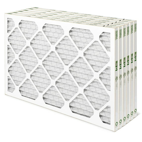 12x20x1 MERV 8 Pleated AC Furnace Air Filters. 6 Pack