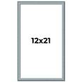 thumbnail image 1 of 12x21 Frame Blue Scuffed Farm Board Solid Wood Picture Frame Width 0.75 Inches | Interior Depth 0.5, 1 of 8