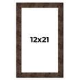 thumbnail image 1 of 12x21 Frame Brown Burl Real Wood Picture Frame Width 1.625 Inches | Interior Frame Depth 0.5 Inches, 1 of 8