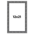 thumbnail image 1 of 12x21 Frame Silver Black Rustic Sonoma Solid Wood Picture Frame | 1.5 Inch Moulding Width |, 1 of 8