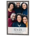 thumbnail image 1 of 12x21 Frame Silver Grey Distressed Solid Wood Picture Frame | 0.75 Inch Moulding Width | Interior, 1 of 8
