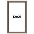 thumbnail image 1 of 12x21 Frame Silver Real Wood Picture Frame Width 1.25 Inches | Interior Frame Depth 0.5 Inches |, 1 of 8