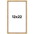 thumbnail image 1 of 12x22 Frame Beaded Gold Solid Wood Picture Frame | 0.75 Inches Moulding Width | Liscio Oro, 1 of 8