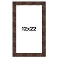 thumbnail image 1 of 12x22 Frame Brown Burl Real Wood Picture Frame Width 1.625 Inches | Interior Frame Depth 0.5 Inches, 1 of 8