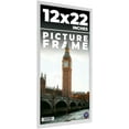 thumbnail image 1 of 12x22 Frame White Solid Wood Picture Frame Includes UV Acrylic Shatter Guard Front, Acid Free Foam, 1 of 8