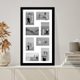 thumbnail image 1 of 12x22 Picture Frame Set of 2, Black with Glass Collage Frame, 1 of 6