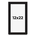 thumbnail image 1 of 12x22 Shadow Box Black Solid Wood Display Picture Frame | 1 Inch Rabbet Depth | | 1.375 Inch, 1 of 4