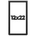 thumbnail image 1 of 12x22 Shadow Box Frame Black | 2 Inches Deep Real Wood Contemporary Shadowbox Display Frame | UV, 1 of 4