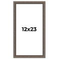 thumbnail image 1 of 12x23 Frame Silver Real Wood Picture Frame Width 1.25 Inches | Interior Frame Depth 0.5 Inches |, 1 of 8